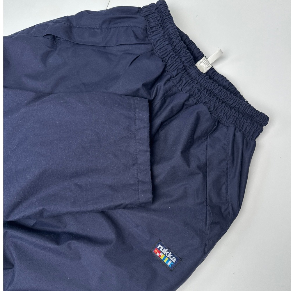 Rukka Navy Blue Lined Warm‎ Up Track Pants Made in Portugal Mens Small S